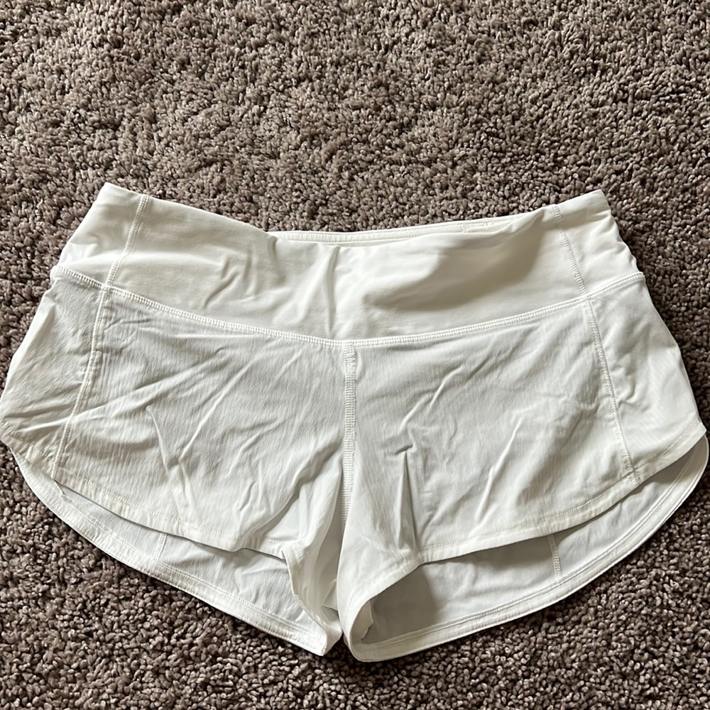 White Lululemon Shorts